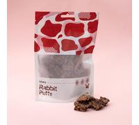 Waita Air Dried Rabbit Puffs Dog Treats & Cat Treats 5 x 70g | 100% Rabbit Lung | High Protein Natural Grain Free Treats | Light Crunchy Training Rewards