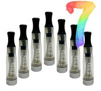 Waitahug 7Pcs CE4 E cig clear atomizer, Vape replacement, E-cigarette tops cartridge, Clearomisers for Ecigs, For eGo, Evod, other 510 threaded electronic cigarette batteries