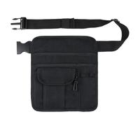 Waiter Waist Bag, Server Waist Bag, Restaurant Waitress Accessories Bag - Bag for Restaurant Waitress Accessories, Work Serving Apron, Restaurant Serving Apron Bag for Bar Waiters, black, see