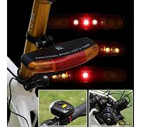 waitFOR Bike Tail Light with Turn Signals, Directional Brake Light Lamp with 8 Sound Horn Bell, LED Safety Warning Bike Rear Lights, Waterproof Suitable for Mountain Bike, Road Bicycle