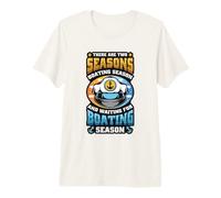 Waiting for Boating Season Boat Captain Premium T-Shirt