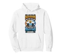 Waiting For Boating Season Boat Captain Pullover Hoodie