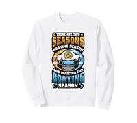Waiting For Boating Season Boat Captain Sweatshirt