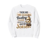 Waiting For Boating Season Boat Captain Sweatshirt