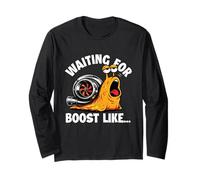 Waiting for Boost Like - Racing Car Guy Turbo JDM Lover Long Sleeve T-Shirt