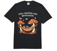 Waiting for Motivation Procrastinating Book Reading Bookworm Comfort Colors Adult Heavyweight T-Shirt