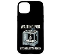 Waiting For My 3D Print To Finish Funny Maker Design Case for iPhone 15 Plus