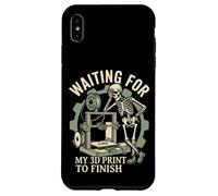 Waiting For My 3D Print To Finish Funny Maker Design Case for iPhone XS Max