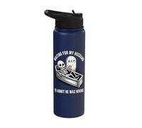 Waiting for My Husband to Admit He was Wrong Stainless Steel Insulated Water Bottle