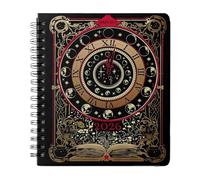 Waiting for Night Planner in 2026- Spiral Date Weekly Planner for Gothic Magic Tarot Card Design, Happy Planner for Teachers and Students with Packaged Bookboard Cover