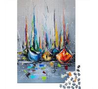 Waiting for Sailing 1000-Piece Puzzle for Adults, 52x38cm/1000pcs; to Finish in A Few Relaxed Sessions; Smooth White Card with Reduced Dust