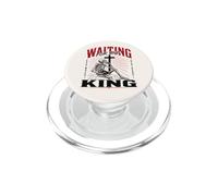 Waiting for the King Christian Skeleton Bible Art PopSockets PopGrip for MagSafe