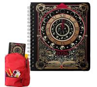 Waiting For The Night 2026 Weekly Planner, Goth Tarot Card-Inspired Design,Wrapped Book Board Cover,Spiral Bound Notebook With Stickers & Bookmarks, Portable Notepad For Daily Deadlines Goals Schedule
