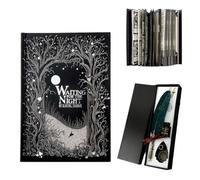 Waiting for the Night Reading Journal for Book Lovers - Gothic-Inspired Hardcover Reading Diary, 2026 Edition Essential Reading Log with Book Tracker & Reviews, for Avid Readers Gift (Book&Pen)