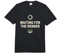 Waiting for The Render Design Creative Artist Designer Comfort Colors Adult Heavyweight T-Shirt