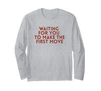 Waiting for, You to Make The, First, Move Introvert Minimal Long Sleeve T-Shirt