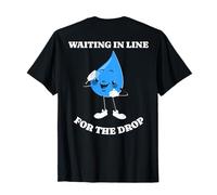 Waiting in Line for The Drop Funny Amusement Park Shirt T-Shirt