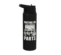 Waiting On Parts Skeleton Stainless Steel Insulated Water Bottle