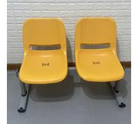 Waiting Room Bench - Modern Ergonomic Guest Chair for Airports, Offices, Conferences, and Lobbies - Ideal for Meetings and Reception Areas