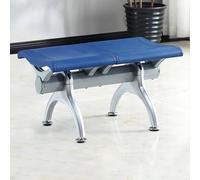 Waiting Room Chair, PU Reception Bench without Backrest, Modern Office Guest Seating for Salon, Airport, Clinic, Bank, Barber Shop, Hospital