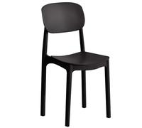 Waiting Room Chairs,Ergonomic Black Dining Room Chair, Stackable, Modern Design, Comfortable Low Back, Perfect for Home & Office, Space-Saving Furniture