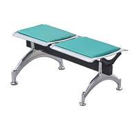 Waiting Room Chairs,Green 2-Seat Reception Chairs, PU Cushioned Waiting Room Furniture for Office, Airport, Clinic, Hospital, Bank, Barber Shop - Comfortable & Stylish Design