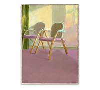 Waiting Room Poster by Misfitting Things Pink