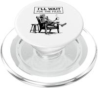 Waiting Skeleton Meme Office Humor Project Manager PopSockets PopGrip for MagSafe