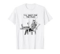 Waiting Skeleton Meme Project Manager Office Humor Coworker T-Shirt