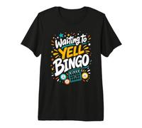 Waiting to Yell Bingo Womens Bingo Player Premium T-Shirt