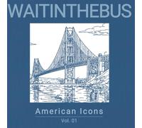 WaitinTheBus Vol. 1 - American Icons: Pocket Pen & Ink Tracing Book Featuring 40 Iconic U.S. Landmarks, National Parks and City Skylines (WaitinTheBus - Ink Tracing Pocket Books)