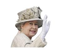 WAITLOVER 1pc Queen Car Window Decal Elizabeth Queen Car Sticker Car Rear Car Window Decoration Waterproof Queen R4m5 Stickers