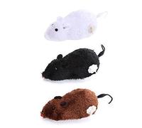 WAITLOVER 1pcs Wind Up Fake Toy Mouse Rat Racing Set, Toy Mouse to Have Fun With Your Race Toy(ra Rats Mice Plush Race, Own Rat Windup
