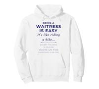 Waitress Life Being a Server is Easy Funny Waiter Quote Pullover Hoodie