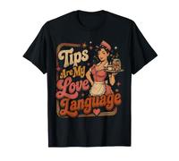 Waitress Server Restaurant Retro Vintage T-Shirt