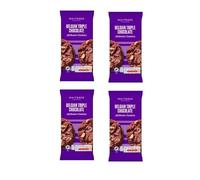 Waitrose All Butter Cookies, 8 Pack, 200g, Belgian Chocolate Varieties (Pack of 4, Belgian Triple Chocolate All Butter Cookies 8 Pack 200g)