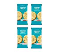 Waitrose All Butter Cookies, 8 Pack, 200g, Belgian Chocolate Varieties (Pack of 4, Belgian White Chocolate All Butter Cookies 8 Pack 200g)