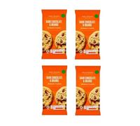 Waitrose All Butter Cookies, 8 Pack, 200g, Belgian Chocolate Varieties (Pack of 4, Dark Chocolate & Orange All Butter Cookies 8 Pack 200g)