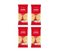 Waitrose All Butter Cookies, 8 Pack, 200g, Belgian Chocolate Varieties (Pack of 4, Stem Ginger All Butter Cookies 8 Pack 200g)