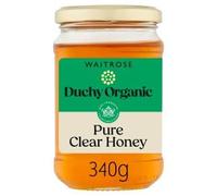 Waitrose Duchy Pure Clear Honey 340g, Sweet and Fruity with Citrus Notes, 100% Pure Honey