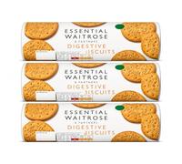 Waitrose Essential Digestive Biscuits 400g, Pack of 3
