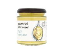 Waitrose Essential Mustard Range - Choose from French, Dijon, English or Wholegrain - 180g / 185g (Dijon Mustard 180g)