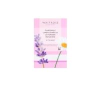Waitrose Herbal & Organic Infusion Tea Bags - Peppermint, Camomile & Herbal Blends | 20 or 50 Tea Bags (Pack of 1, 2 or 6) (Pack of 1, Camomile, Limeflower & Lavender Tea Bags 20 Pack 30g)