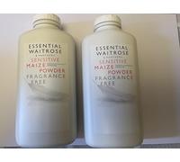 Waitrose Sensitive Talc Powder 250g | Fragrance Free | Talc for Men and Women | Pack of 2