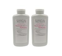 Waitrose Sensitive Talc Powder 250g | Fragrance Free | Talc for Men and Women | Pack of 2