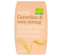 Waitrose Very Strong Canadian Wholemeal Flour 1.5kg