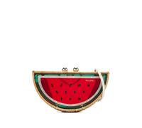 Waiwai Rio watermelon sphere clasp clutch bag - Red One Size