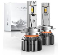 WAIXINGREN H7 Headlight Bulb 120W 32000LM Super Bright 6500K White with Fan, LED Headlight Bulb with Upgraded Intelligent Driver, IP65 Waterproof, Plug and Play, Pack of 2 (H7)