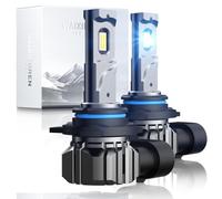 WAIXINGREN Replacement LED Bulbs, 6000-6500K Cool White, 60W 26000LM Fog Lights, No Adapter Required, Plug and Play Easy Installation (B-9012/HIR2)