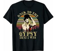 WAIXUXE BAHIMI Stevie-Nicks Music Unisex T Shirt Funny Vintage Best Gift for Men HOT Black
